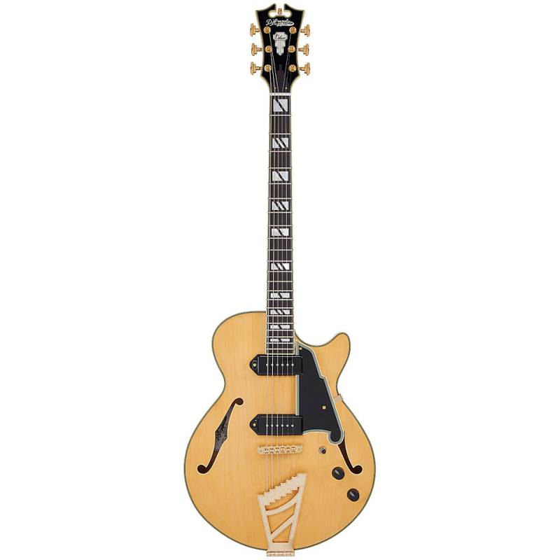 D&#39;Angelico Deluxe SS Baritone Satin Honey E-Gitarre von D&#39;Angelico