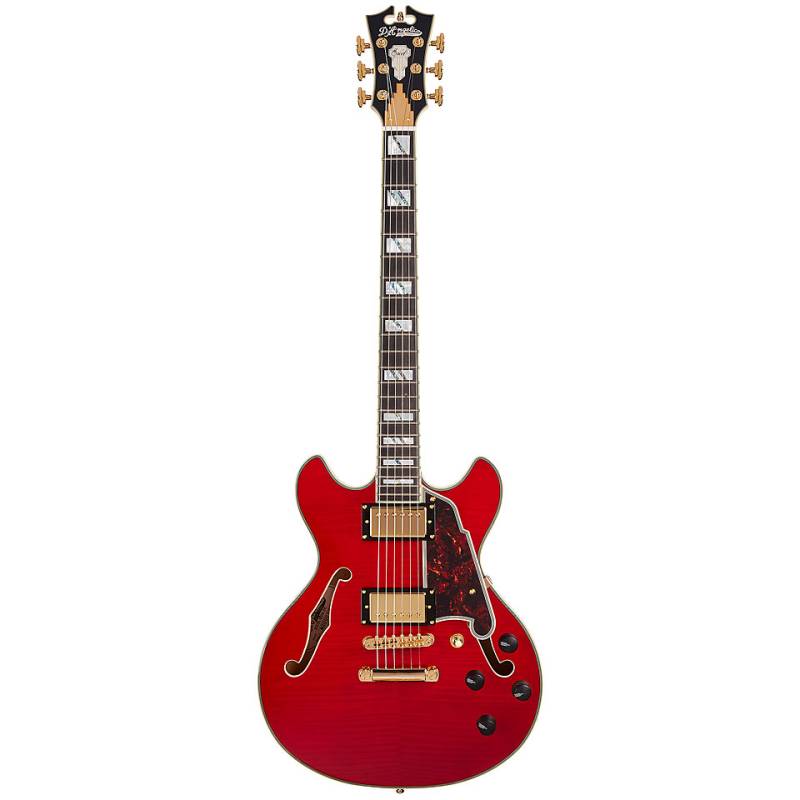 D&#39;Angelico EXL Mini DC Trans Cherry E-Gitarre von D&#39;Angelico