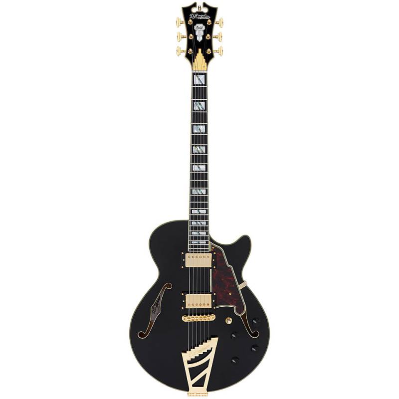 D&#39;Angelico Excel SS Solid Black E-Gitarre von D&#39;Angelico