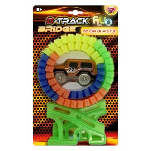 D-KIDZ DIP76600 D-Truck Dynit Kids D-Track Fluo Bridge, Mehrfarbig von D-KIDZ