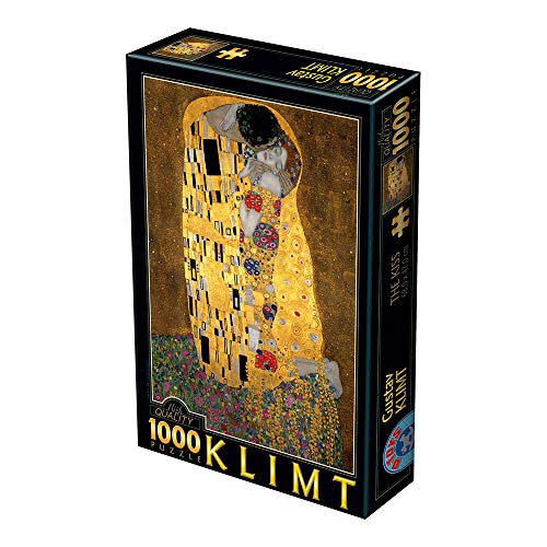 D-TOYS 1 Puzzle 1000 pcs Gustav Klimt The Kiss, Multicolored von D-Toys