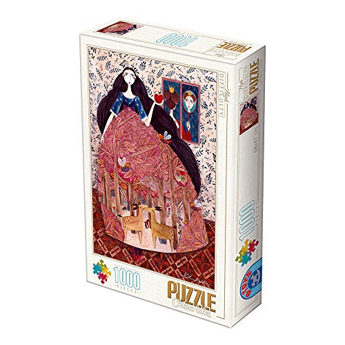 D-TOYS 72870 Puzzle 1000 Andrea Kurti 01 Snow White von D-Toys