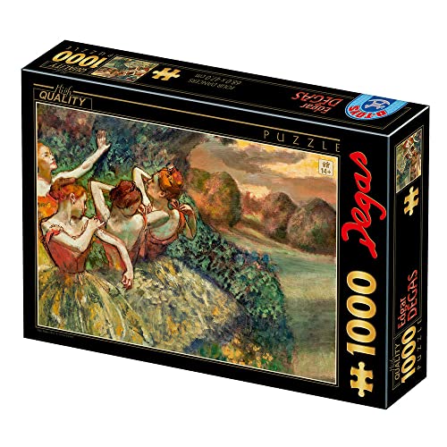 D-TOYS 77677 Puzzle 1000 Edgar Degas_Four Dancers, Multicolored D-TOYS 77677 Puzzle 1000 Edgar Degas_Four Dancers, Multicolored von D-Toys