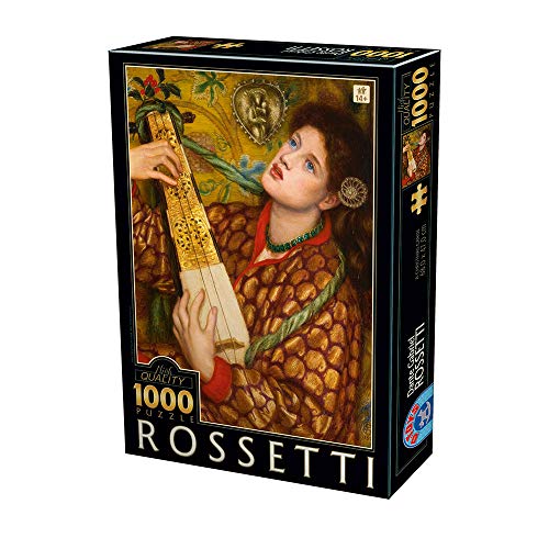 D-Toys Puzzle 5947502876823 D-Toys Art Puzzle 1000 Dante Gabriel Rosetti A Christmas Carol, Multicolor von D-Toys