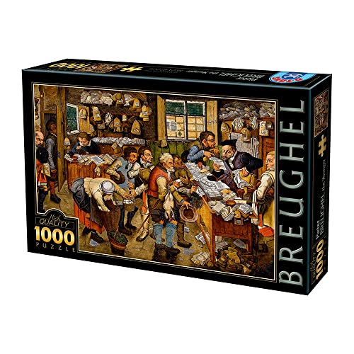 Unbekannt 74942-BR06 D-Toys Puzzle 1000 Teile Brueghel Pieter der Jüngere Bezahlung des Zehnten, 1617-1622 von D-Toys