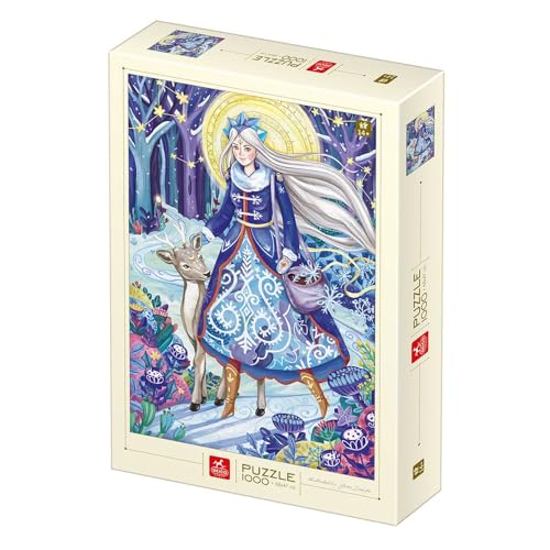 Deico Games Puzzle 1000 GROOS ZSELYKE_Freya The Snow Fairy von D-Toys