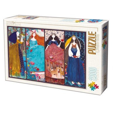 Unbekannt Puzzle 2000 Teile - Kurti Andi - Collage von D-Toys