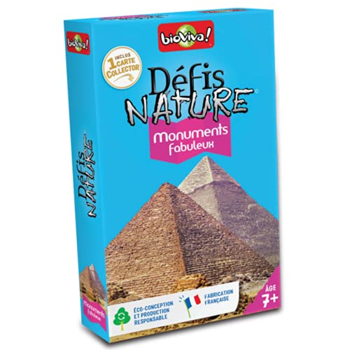 Défis Nature Herausforderungen der Natur – Atemberaubende Monumente, Kartenspiel, 200561 von Bioviva