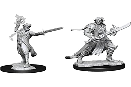 D&D WZK90043 - Pathfinder Battles Deep Cuts Wave 11 - Unpainted Miniatures - Male Elf Magus (Magic User) von Dungeons & Dragons