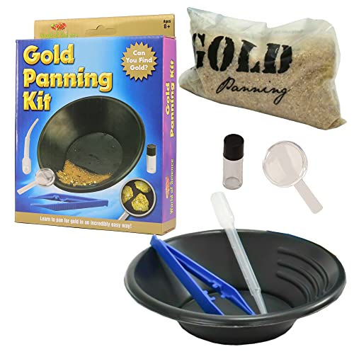 D.A.Y. Republic Goldwaschkit: Gold Panning Kit für Kinder - Entdecken Sie Pyrit-Nuggets im Sand - MINT-Fächer - Unisex - Alle Altersgruppen von D.A.Y. Republic