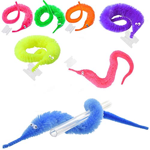 Set mit 2 magischen, Fidget Fiddle Toys – Autismus, spezielle Bedürfnisse ASD SEN ADHD SPD Strumpffüller Party Favour Toys – ziehen Sie versteckte Schnur und beobachten Sie es schlittern! von D.A.Y. Republic