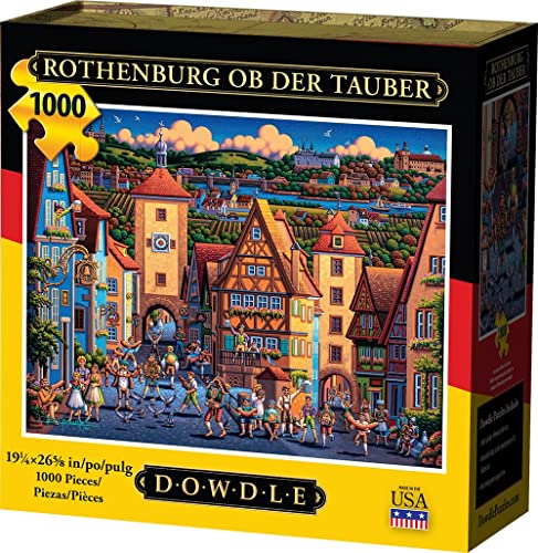 Dowdle Puzzle - Rothenburg ob der Tauber - 1000 Teile von D·O·W·D·L·E