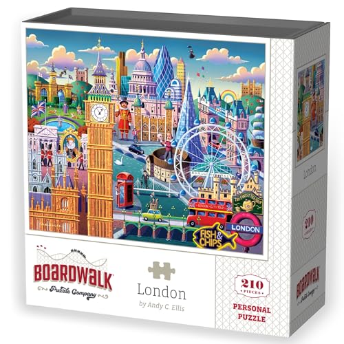 London by Boardwalk - Persönliches Puzzle - 210 Teile von D·O·W·D·L·E