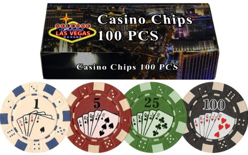 DA VINCI Pokerchips in Las Vegas-Geschenkbox, 11,5 g, 100 Stück DA VINCI Pokerchips in Las Vegas-Geschenkbox, 11,5 g, 100 Stück von DA VINCI