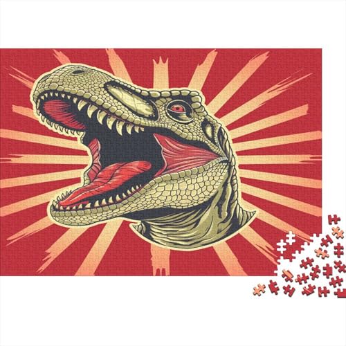 Dinosaurier Puzzle 1000 Teile Erwachsene, Puzzlespiel Jigsaw Puzzles Erwachsenen Puzzlespiel Puzzel 1000pcs (75x50cm) von DABDOKASR