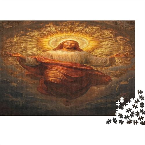 Mythischer Jesus Puzzle 1000 Teile Für Erwachsene Und Kinder Ab 14 Jahrenfür Stressabbauer Puzzlespiel Erwachsenen Puzzlespiel Puzzel 1000pcs (75x50cm) von DABDOKASR