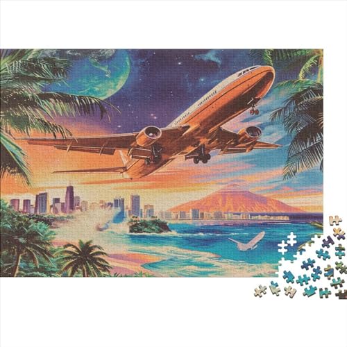 Passenger Luftfahrzeuge Puzzle 1000 Teile Erwachsene, Puzzlespiel Jigsaw Puzzles Erwachsenen Puzzlespiel Puzzel 1000pcs (75x50cm) von DABDOKASR