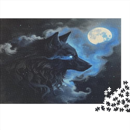 Wolf Puzzle 1000 Teile Puzzles Für Erwachsene Klassische Puzzles 1000 Teile Erwachsene Puzzlespiel Erwachsene 1000 Teile Erwachsenen Puzzlespiel Puzzel 1000pcs (75x50cm) von DABDOKASR