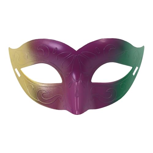 DACONGMING Venezianische Maske Damen Exquisite Dekoration Mode Pailletten Maskerade Party Komödie Kostüme Zubehör Maskenball Venezianische Maske (Dark Green-D, One Size) von DACONGMING