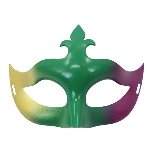 DACONGMING Venezianische Maske Damen Exquisite Dekoration Mode Pailletten Maskerade Party Komödie Kostüme Zubehör Maskenball Venezianische Maske (Green-A, One Size) von DACONGMING