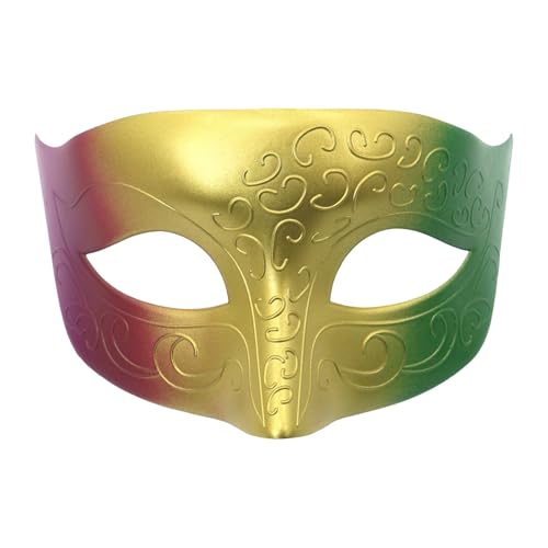 DACONGMING Venezianische Maske Damen Exquisite Dekoration Mode Pailletten Maskerade Party Komödie Kostüme Zubehör Maskenball Venezianische Maske (Green-C, One Size) von DACONGMING