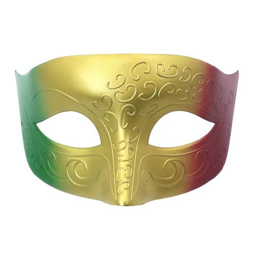 DACONGMING Venezianische Maske Damen Exquisite Dekoration Mode Pailletten Maskerade Party Komödie Kostüme Zubehör Maskenball Venezianische Maske (Light Green-C, One Size) von DACONGMING