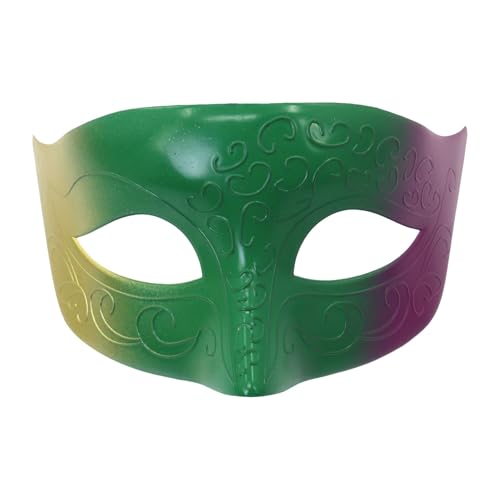 DACONGMING Venezianische Maske Damen Exquisite Dekoration Mode Pailletten Maskerade Party Komödie Kostüme Zubehör Maskenball Venezianische Maske (Mint Green-C, One Size) von DACONGMING