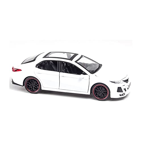 DADYA 1/24 Für Camry Legierung Auto Modell Spielzeug Mit Pull Back Diecast Modell Auto 6 Türen Geöffnet Geschenke(White,No Box) von DADYA