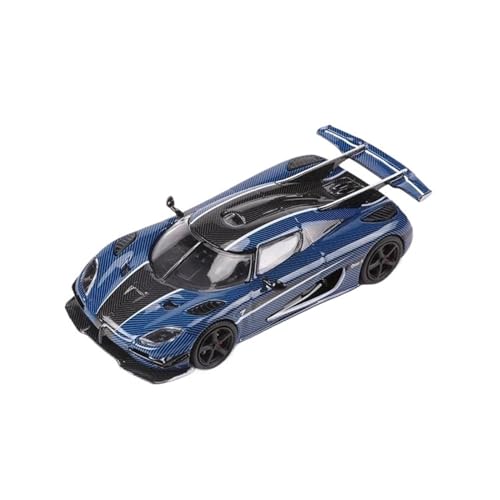 DADYA 1/64 Für Koenigsegg Agera One:1 Druckguss-Modellauto (Color : Blu, Size : No Box) von DADYA