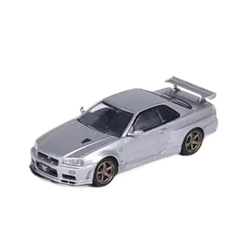 DADYA 1/64 Für R34 V-Spec II Silber Modell Auto(with Box) von DADYA