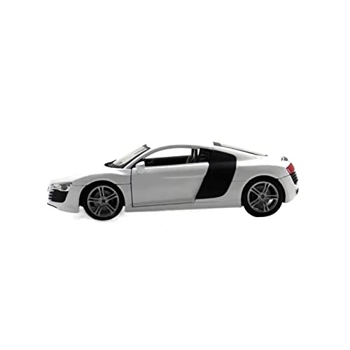 DADYA 1:18 Für R8 Racing Auto M36143/36190/36213 Diecast Metall Modell Auto Spielzeug Geschenke(White,with Box) von DADYA