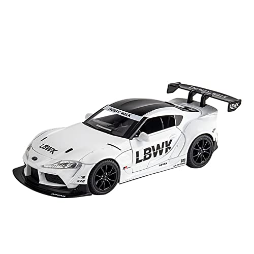 DADYA 1:24 Für SUPRA Rennwagenmodell Legierung Druckguss & Spielzeug Metallautomodell Sound Licht Spielzeug(A,No Box) von DADYA