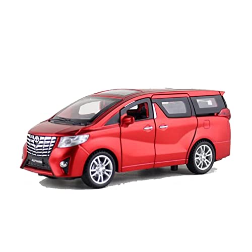 DADYA 1:32 Für Alphard MPV Auto Modell Legierung Auto Diecast Spielzeug Auto Modell Zurückziehen Mit Sound Licht Spielzeug Sammlung(Color:B,Size:No Box) von DADYA