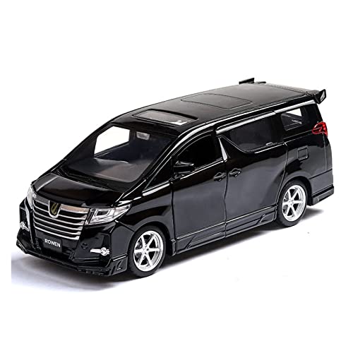 DADYA 1:32 Für Alphard Modell Auto Business Metall Fahrzeuge Zurückziehen Legierung Diecast Auto Spielzeug Für Geschenk Sammlung (Color : B, Size : with Box) von DADYA