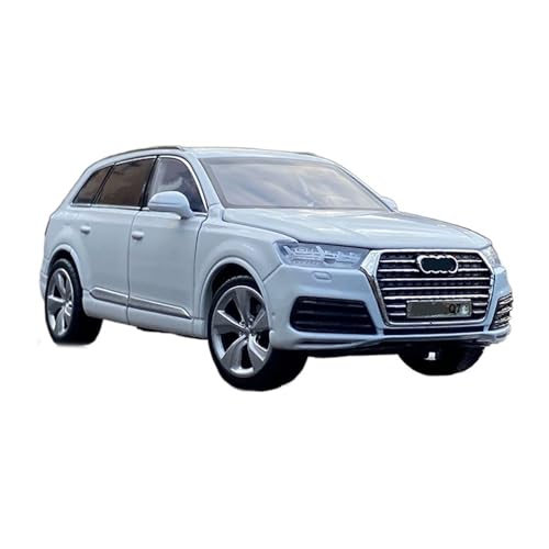 DADYA 1:32 Für Q7 SUV Legierung Auto Modell Diecast & Spielzeug Fahrzeuge Metall Spielzeug Auto Modell Sammlung Sound Und Licht Geschenk(Color:White,Size:with Box) von DADYA