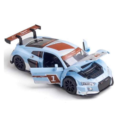 DADYA 1:32 Für R8 LMS Sport Auto Rad Diecast Auto Metall Modell Mit Licht Und Sound Zurückziehen Fahrzeug Spielzeug Sammlung Geschenk(Color:C,Size:No Box) von DADYA