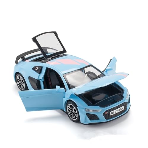 DADYA Diecast 1:32 Für R8 V10 Auto Modell Legierung Zurückziehen Spielzeug Ornamente Geschenke(Color:A,Size:with Box) von DADYA