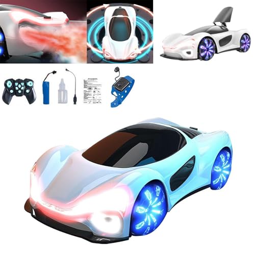 DAGESVGI Ferngesteuertes Auto mit Gestenerkennung, ferngesteuertes Drift-Auto, 2,4 GHz, ferngesteuertes Auto für Kinder mit E-Sound, Spielzeug und Spray-LED-Doppellichtern von DAGESVGI