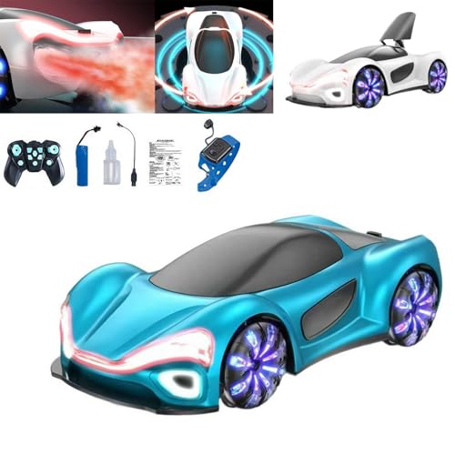 DAGESVGI Ferngesteuertes Auto mit Gestenerkennung, ferngesteuertes Drift-Auto, 2,4 GHz Ferngesteuertes Auto, Kinder-Sound-LED-Lichter, Doppelspielzeug, Spray & E mit von DAGESVGI