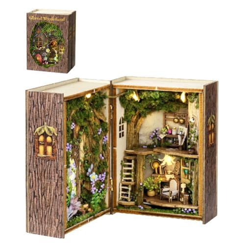 Miniatur-Zimmer-Set, Garten/Wald/Geschäft, Hobbys für Damen/Herren, Erwachsene, Geschenke, Dekoration für Teenager von DAGESVGI