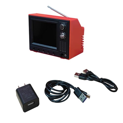 1:12 Miniatur-Puppen-Möbel, Retro-TV-Player, kann Video abspielen, Retro-TV, Fernseher, Puppenhaus-Dekor 1:12 Miniatur-Puppen-Möbel, Retro-TV-Player, kann Video abspielen, Retro-TV, Fernseher, Puppenhaus-Dekor von DAGIJIRD