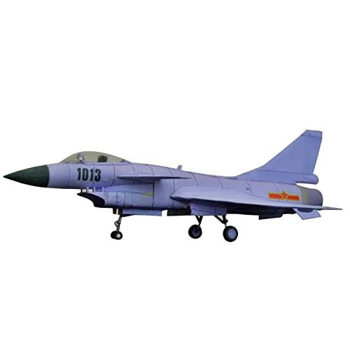 DAGIJIRD 1:48 China J-10A Fighter Flugzeug Papiermodell Flugzeug Militär Modell DIY Flugzeug Modell Bausatz (unmontiertes Kit) von DAGIJIRD