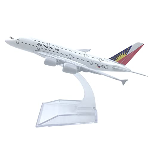 DAGIJIRD Alloy Simulation A380 Philippine Airlines Flugzeug Modell 1:400 Modell Ausstellung Dekoration von DAGIJIRD