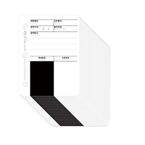 DAGIJIRD Papier-Farbkarten-Modell-Farbaufzeichnungswerkzeuge, Farbtestkarte, manuelles Aufnahmewerkzeug, 80 mm x 60 mm DAGIJIRD Papier-Farbkarten-Modell-Farbaufzeichnungswerkzeuge, Farbtestkarte, manuelles Aufnahmewerkzeug, 80 mm x 60 mm von DAGIJIRD