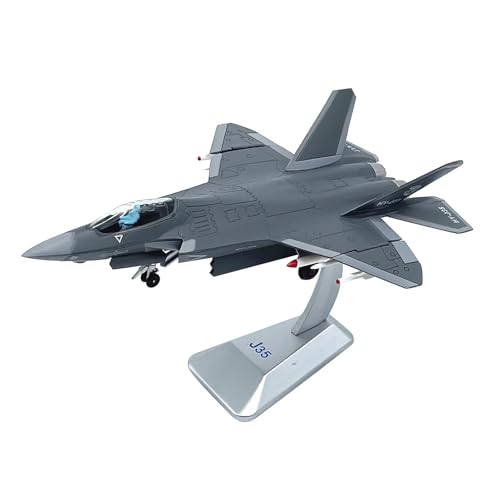 DAGIJIRD Simulation Alloy Aircraft Model 1:100 Alloy China Air Force J-35 Fighter Plane Model von DAGIJIRD