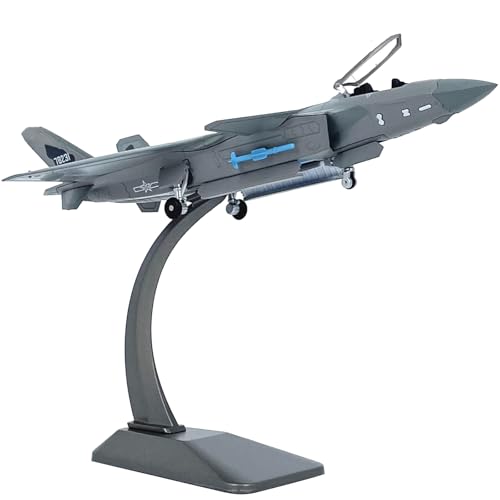 DAGIJIRD Simulation Alloy Aircraft Model 1:100 Alloy Chinese Air Force Chengdu J-20 Fighter Plane Model von DAGIJIRD