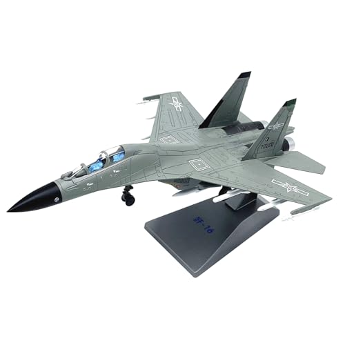 DAGIJIRD Simulation Alloy Aircraft Model 1:100 Alloy Chinese Air Force J-16 Fighter Plane Model von DAGIJIRD