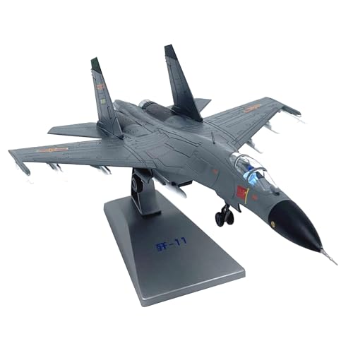 DAGIJIRD Simulation Alloy Aircraft Model 1:100 Alloy Chinese J-11 Fighter Plane Model von DAGIJIRD