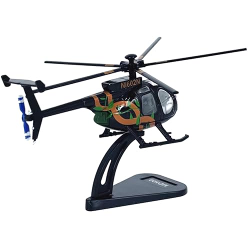 DAGIJIRD Simulation Alloy Aircraft Model 1:100 Alloy USA Bird MD500 Hubschrauber Flugzeug Modell von DAGIJIRD