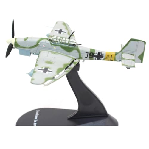 DAGIJIRD Simulation Alloy Aircraft Model 1:100 Alloy WWII German Stuka Junkers Ju-87 B-2 Bomber Model von DAGIJIRD